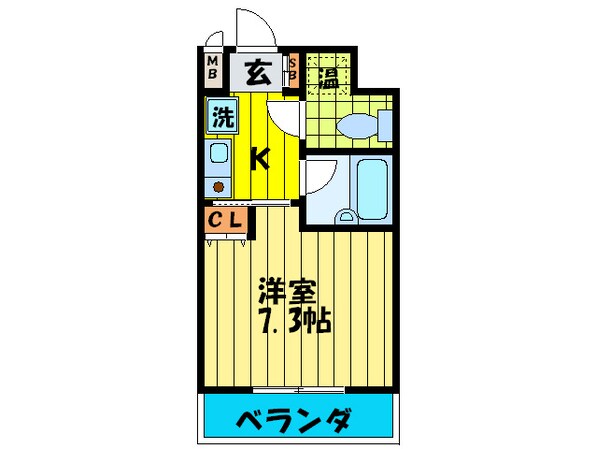 エクセレント今市の物件間取画像